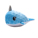 Narwhal Plush Dog Toy
