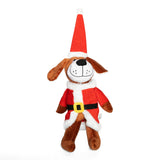 Doggie Santa Dog Christmas Plush Dog Toy