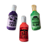 Spooky Brew Halloween Bottle Dog Toy