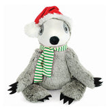 Sloth Christmas Plush Dog Toy