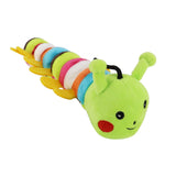 Caterpillar Wiggle Plush Dog Toy