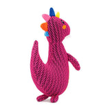 HugSmart Fuzzy Friendz Dinosaur Woof Love Rexy Interactive Dog Squeaker Toy