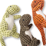 Snuggle Dinosaur Plush Dog Toy