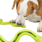 Flexi-Snake Treat Dispensing Interactive Squeaky Dog Toy