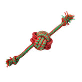 Christmas Rope Ball Tug Durable Dog Toy