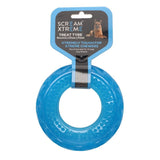 Scream Xtreme Tough Treat Tyre Dog Toy - Blue