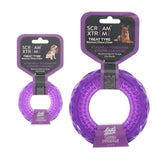 Scream Xtreme Tough Treat Tyre Dog Toy - Purple