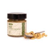 All natural hemp peanut butter for dogs made with organic ingredients and no additives