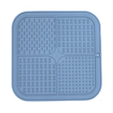 Blue FourZone Slow Feeder Mat with four raised textured areas encouraging slower eating and improved digestion for dogs.