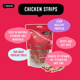 Chicken Strips Single Protein Dog Treats rich in vitamins, minerals, and lean protein.