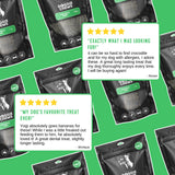 Customer reviews praising crocodile dog treats Australia for being durable tasty and allergy friendly