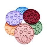Flower Power Slow Feeder Enrichment Bowls in assorted pastel colors designed to promote slow eating and mental stimulation in dogs.