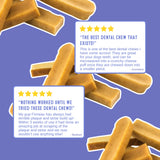 Happy customer reviews for Himalayan dog chew, best cheese dental treat for dogs.