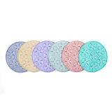 Pastel-colored Flower Slow Feeder Enrichment Bowls designed to promote slow feeding and interactive mealtime for dogs.