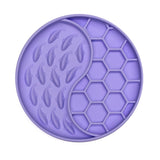 Purple Whale Wave Slow Feeder Bowl encourages enrichment licking, stress relief, and promotes slower eating habits.