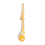 Rope Tennis Ball Double Knot Tug Dog Toy