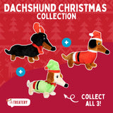Dachshund Christmas Plush Dog Toy Trio Bundle (SAVE $9)