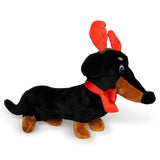 Dachshund Reindeer Christmas Plush Dog Toy