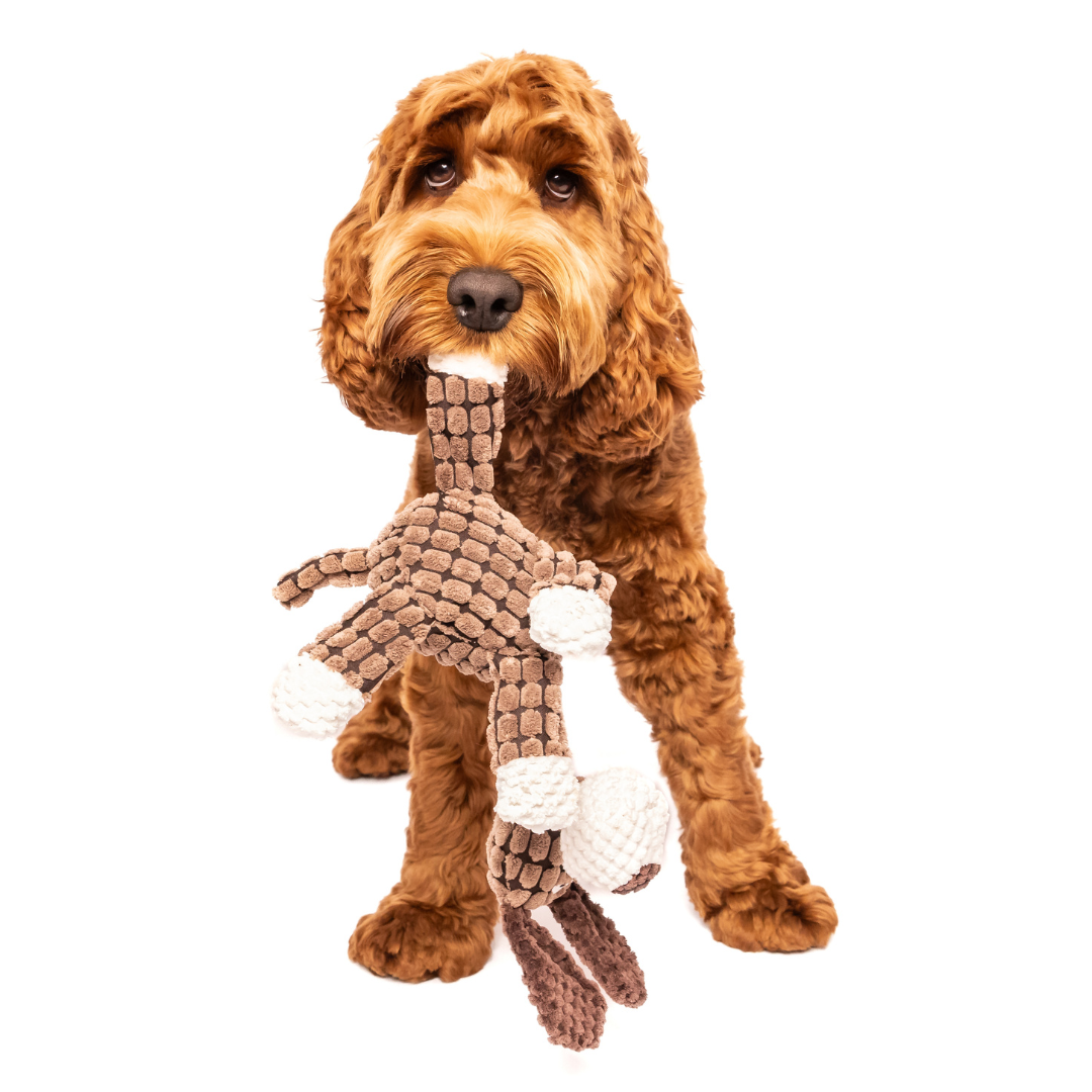 Cosy Corduroy Animal Rope Neck Plush Toy