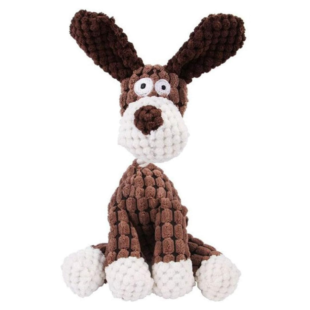 Cosy Corduroy Animal Rope Neck Plush Toy