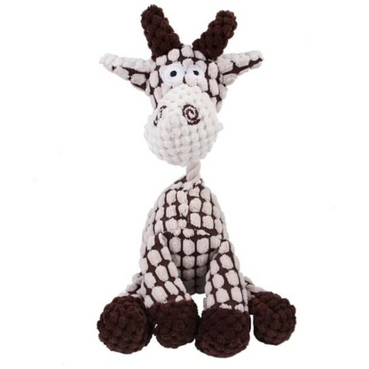 Cosy Corduroy Animal Rope Neck Plush Toy