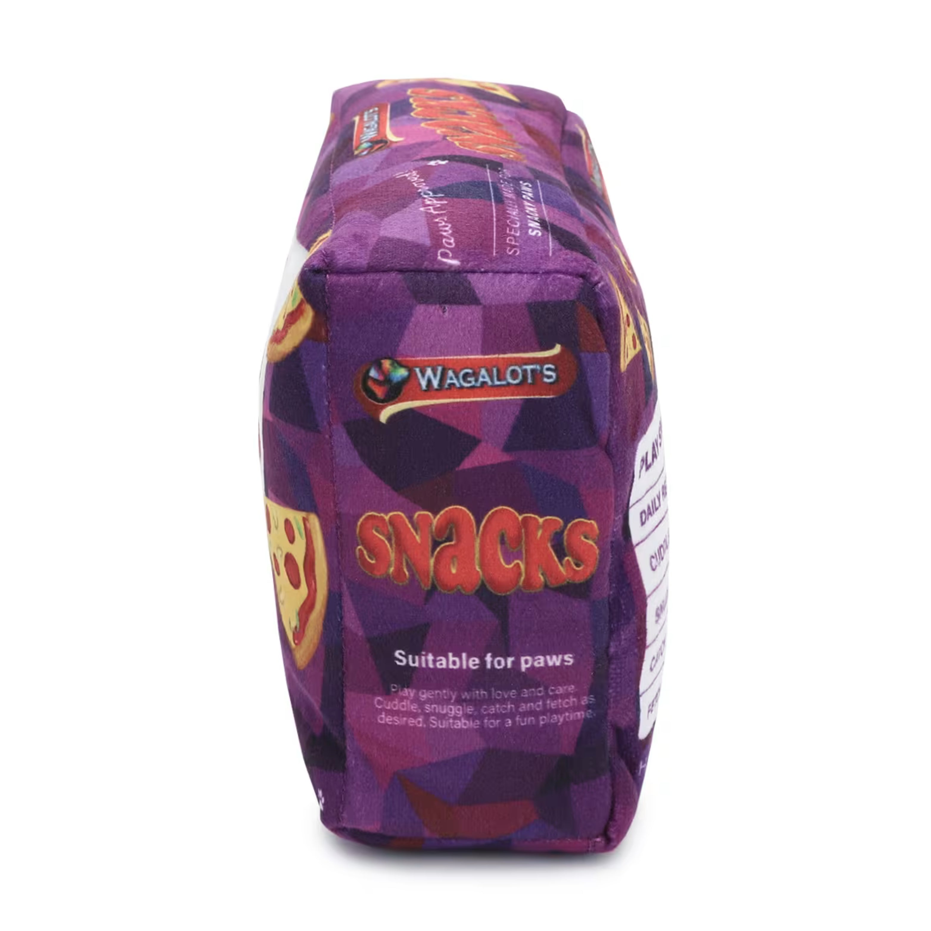 Pizza Snacks Plush Dog Toy