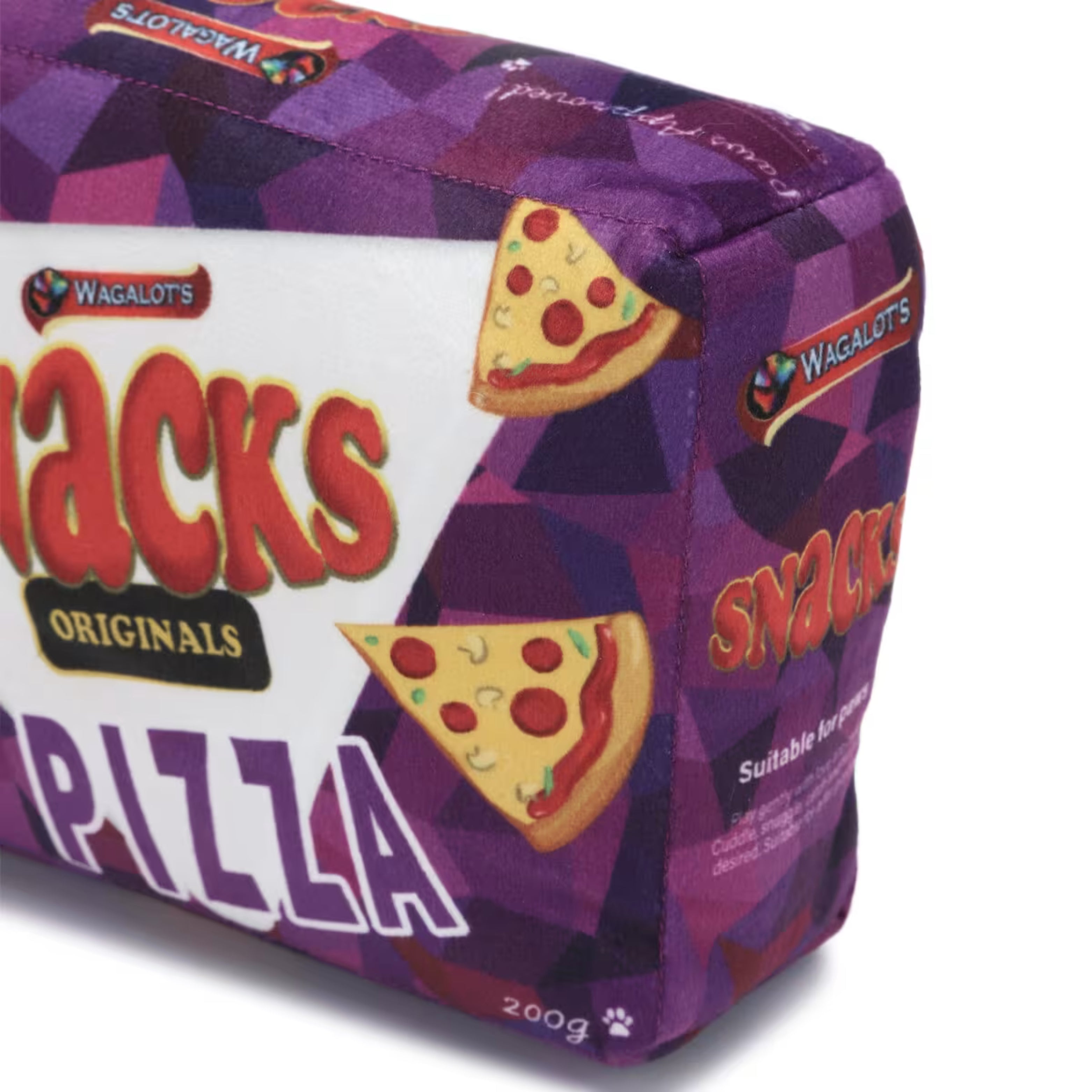 Pizza Snacks Plush Dog Toy
