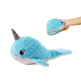 Narwhal Plush Dog Toy