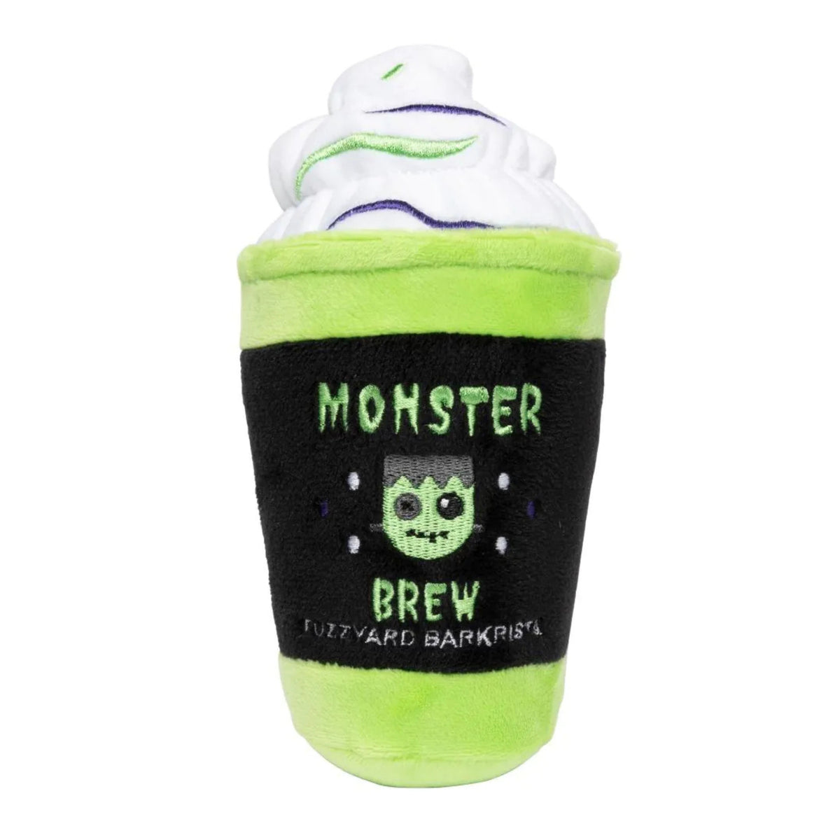 Monster Brew Plush Squeaky Dog Toy by FuzzYard