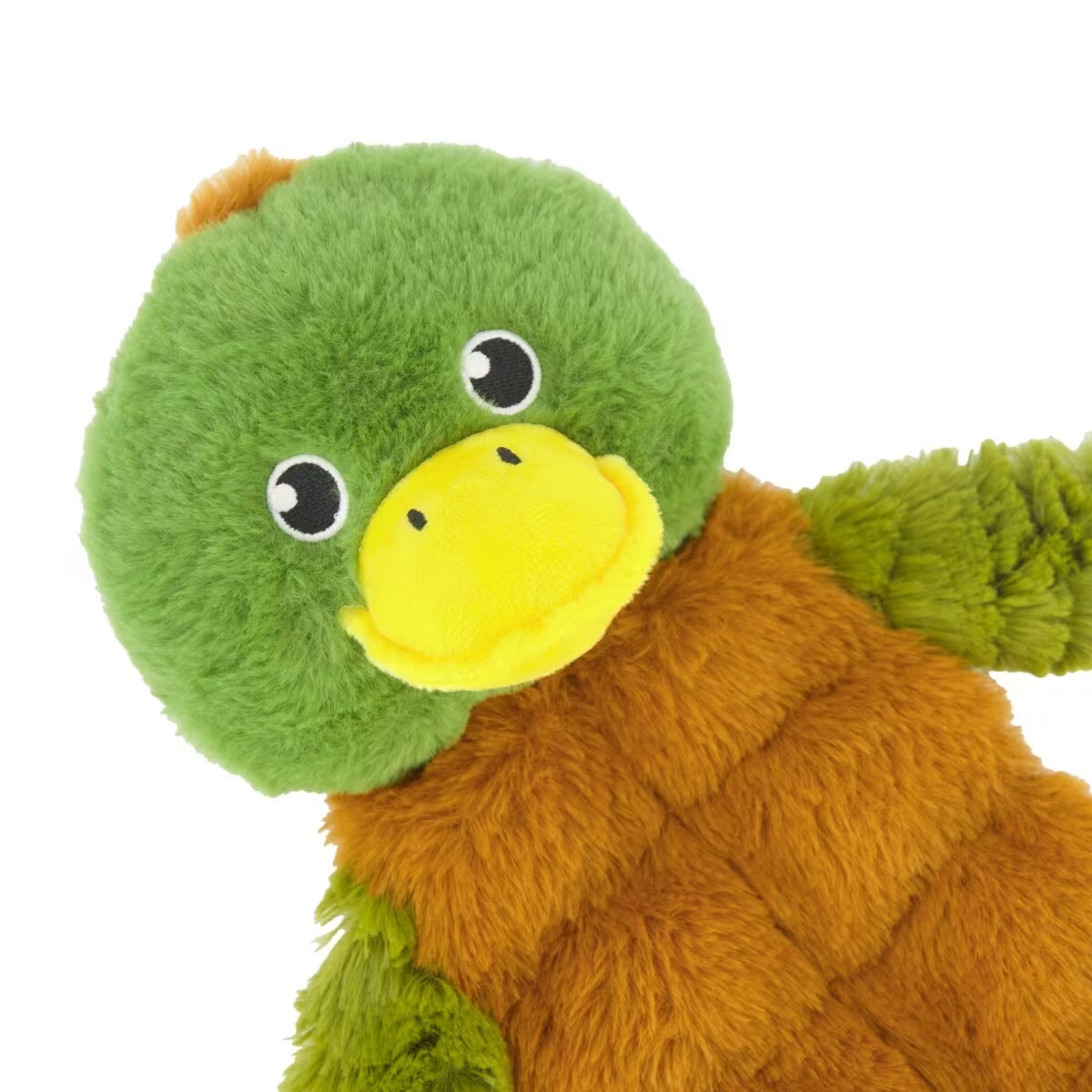 Duck Plush Dog Toy with 12 Squeakers