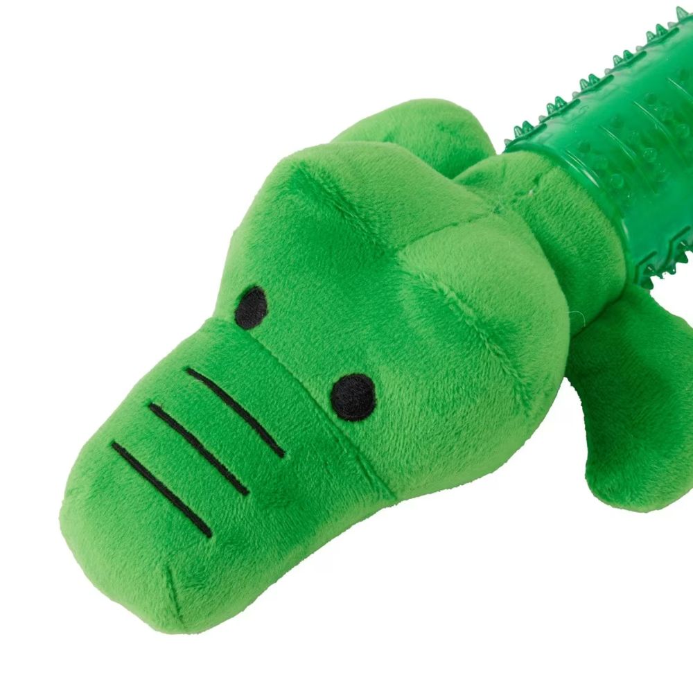 Spike Crocodile Durable Plush Dog Toy