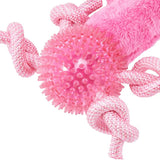 Spike Flamingo Durable Plush Dog Toy