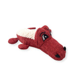 Canvas Crocodile Plush Dog Toy