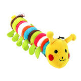 Caterpillar Wiggle Plush Dog Toy