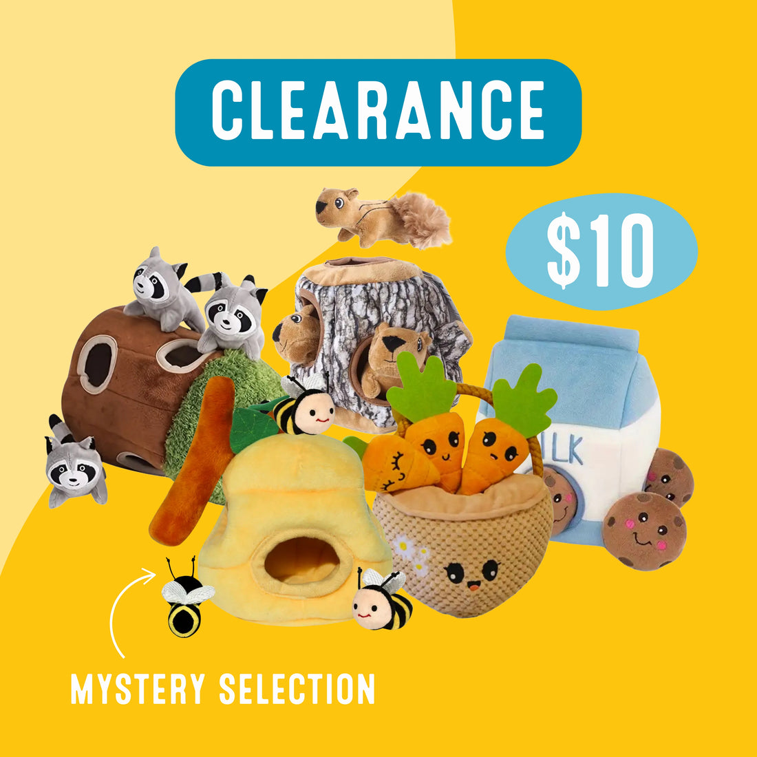 INTERACTIVE HOLLOW TOYS **CLEARANCE**