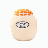 HugSmart Puzzle Hunter – Orange Jam Squeaky Puzzle Plush Dog Toy | 2-in-1 Hide and Seek Activity Toys
