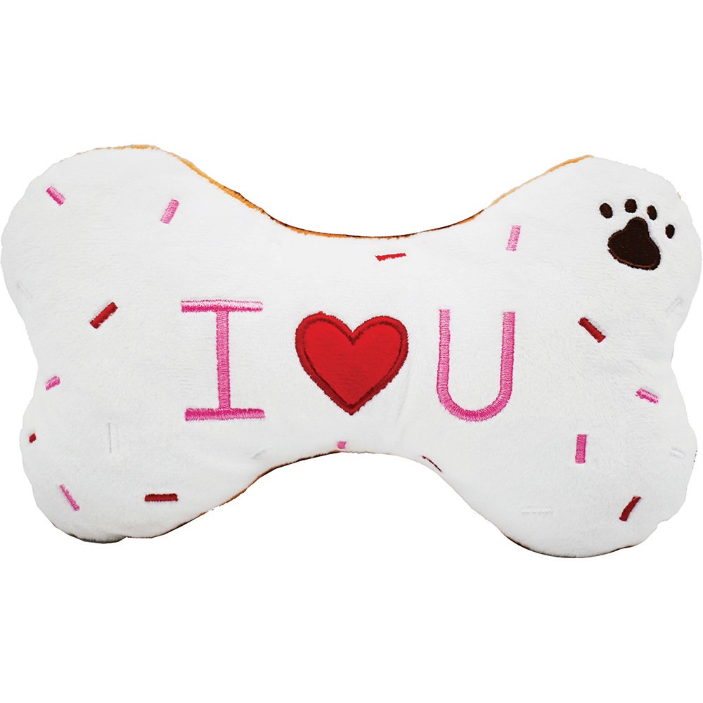 Heartfelt Bone Dog Plush Toy