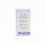 Back of Synbiotic probiotic supplement showing natural ingredients like pea fiber chicory and banana starch.