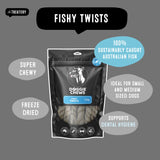 Best dental chews for dogs sustainably caught Australian fish twists promote clean teeth