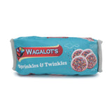 Blue Wagalot’s Sprinkles and Twinkles Plush Dog Toy, biscuit-inspired soft chew toy.