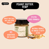 Calm balance hemp peanut butter for dogs rich in omega 3 fatty acids and xylitol free formula
