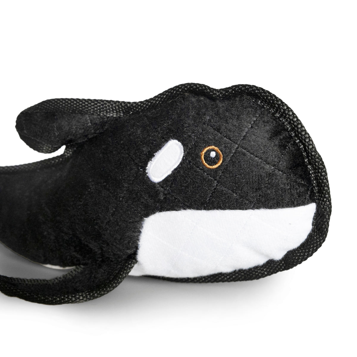 Orca Whale Tougher Plush Dog Toy