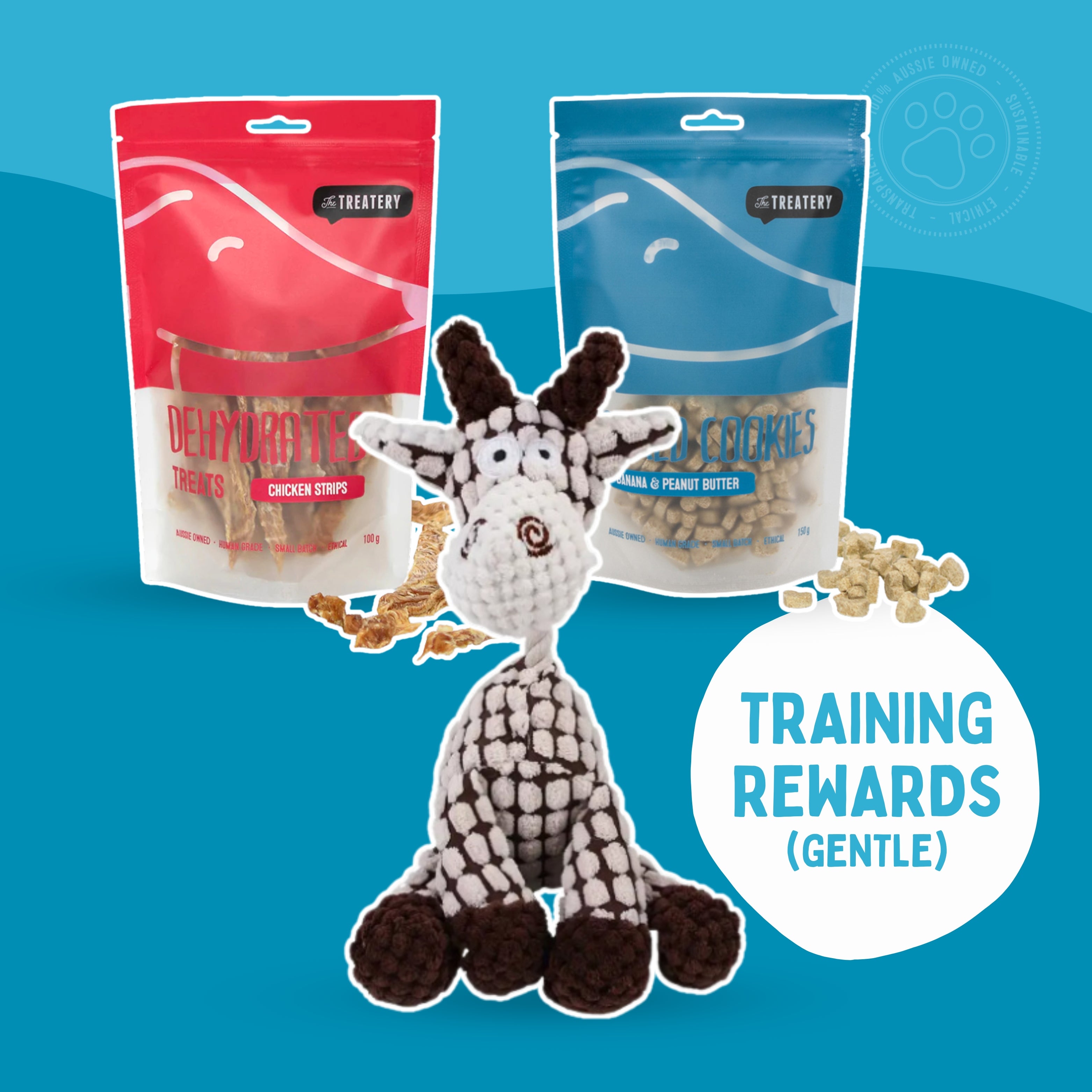 Crocodile lovers dog treat bundle with crocodile jerky feet tail and meal enrichers high protein treats