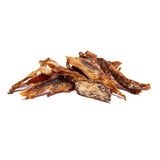 Dehydrated Fish Fillets dog treats rich in omega 3 for healthy skin coat and dental care.