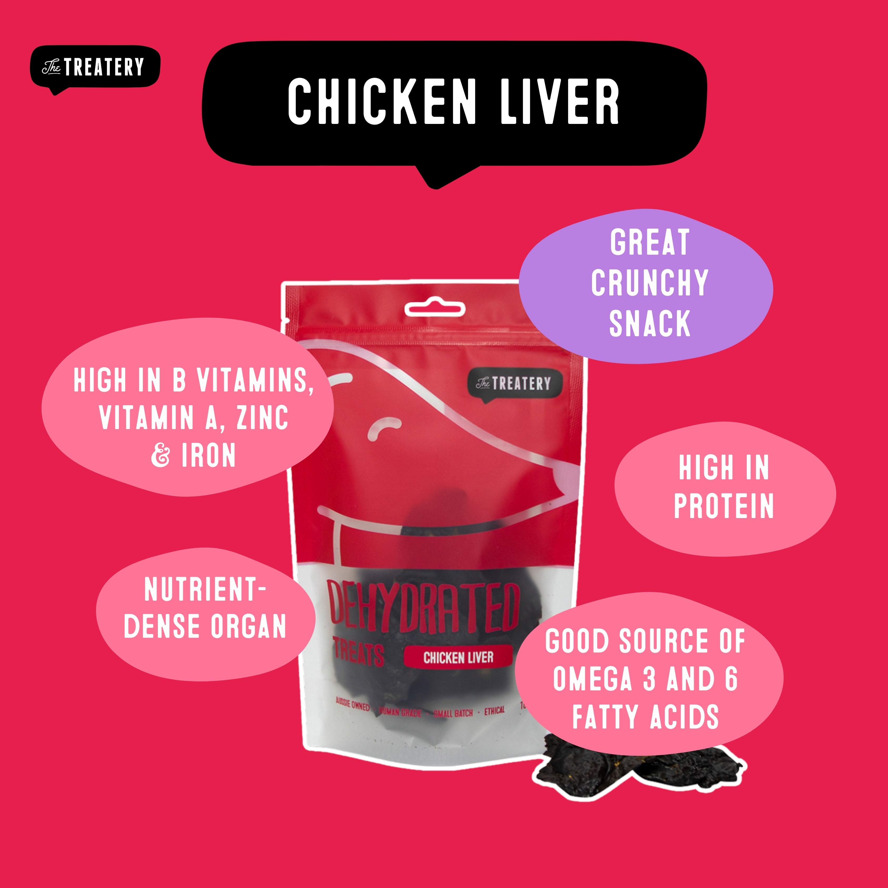 Dehydrated chicken liver dog treats rich in protein and nutrients great crunchy chicken liver treats for dogs