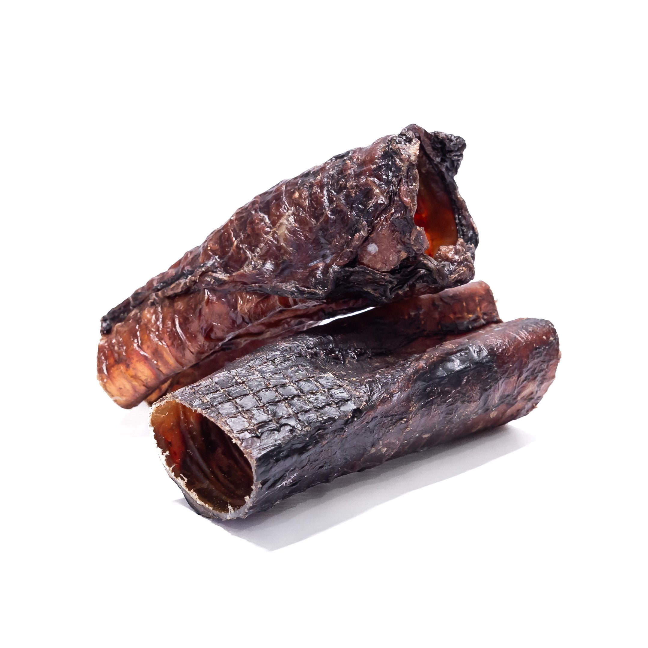Dehydrated moo tubes for dogs natural long lasting beef trachea chew treat