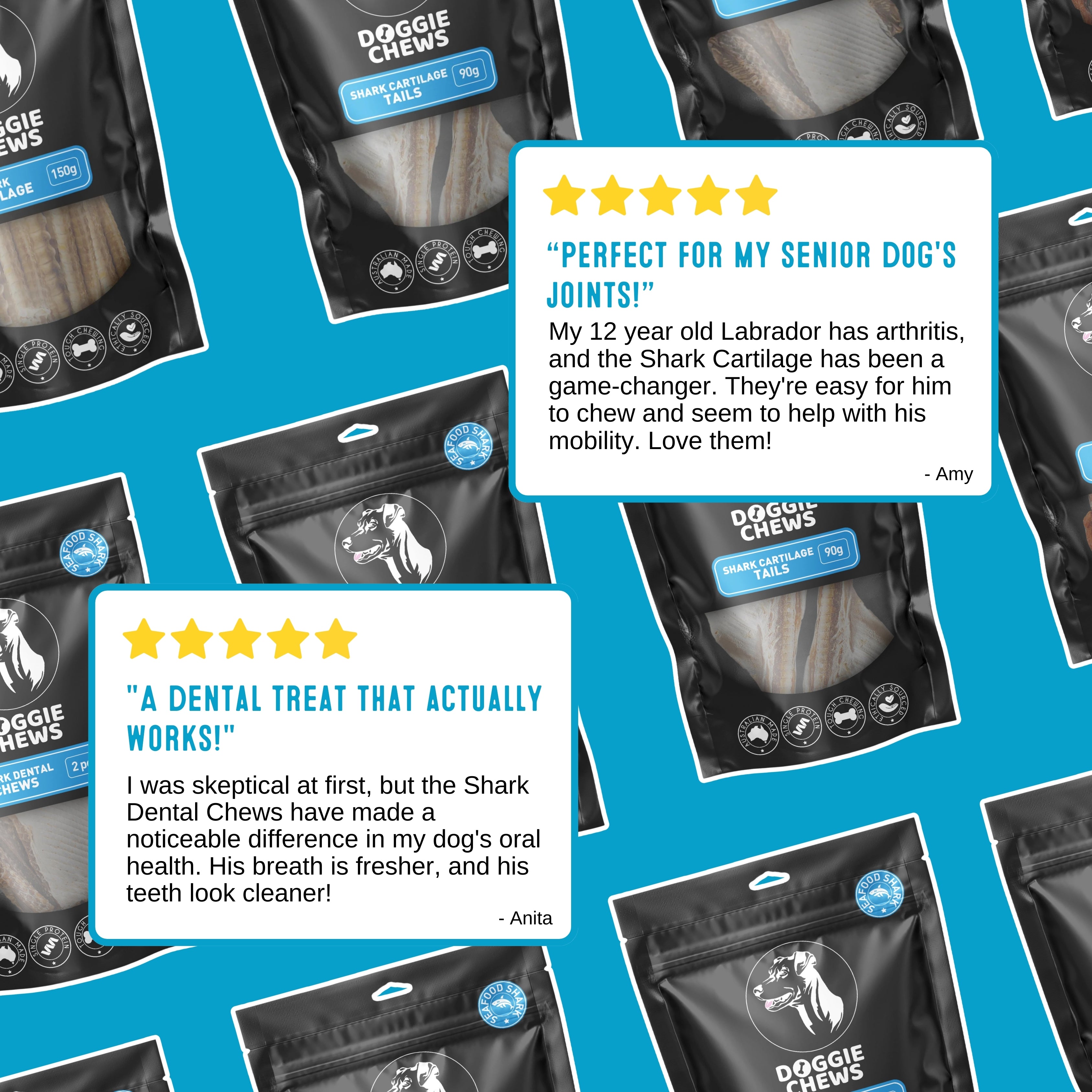 Shark Tail Chews Long Lasting Dog Chew
