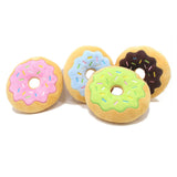 Donut Plush Dog Toy with Squeaker