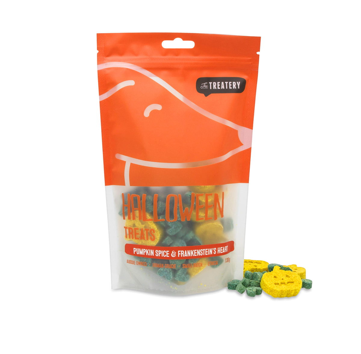 Pumpkin Spice and Frankenstein's Heart Halloween Dog Treats │Limited Edition
