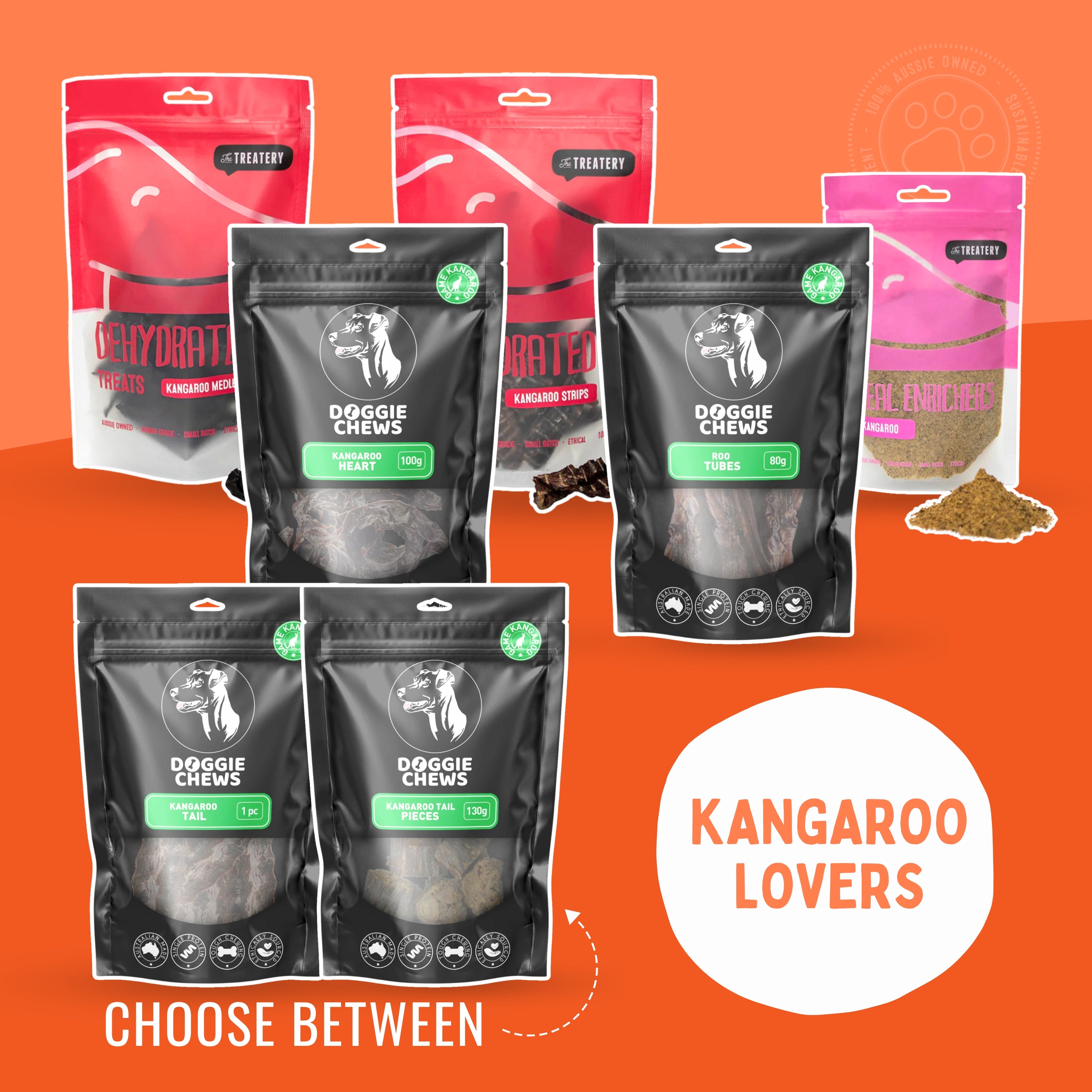 Kangaroo Dog Treat Bundle (SAVE $10)